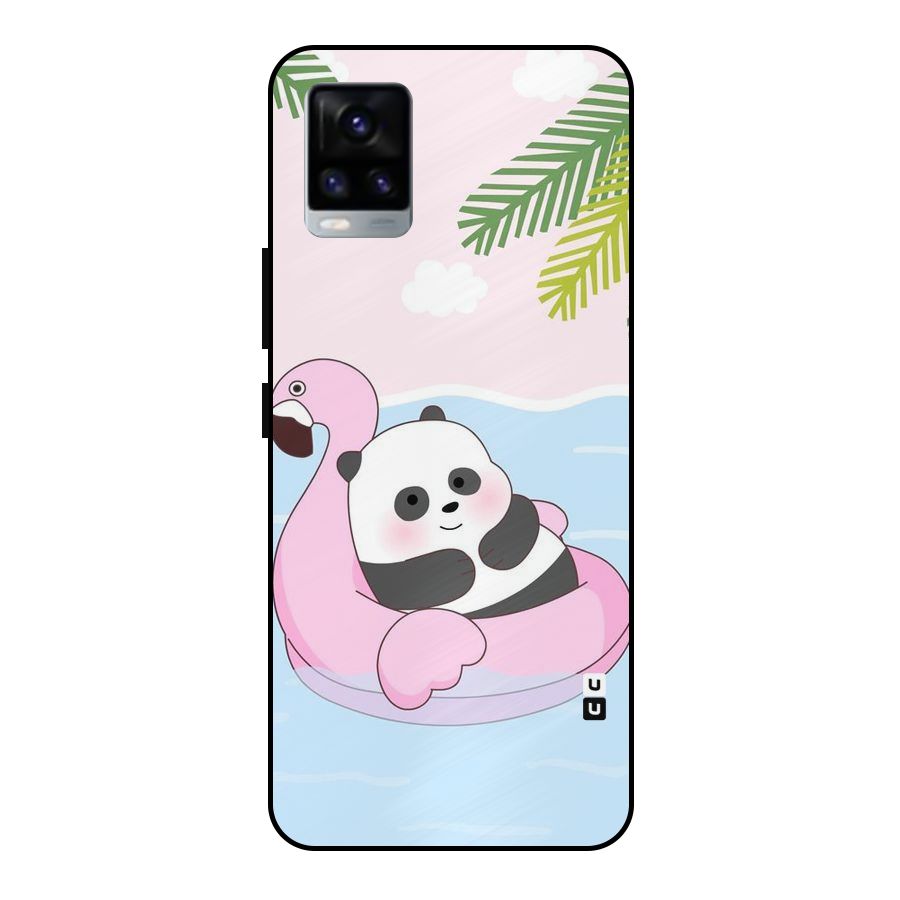 Panda Swim Metal Back Case for Vivo V20