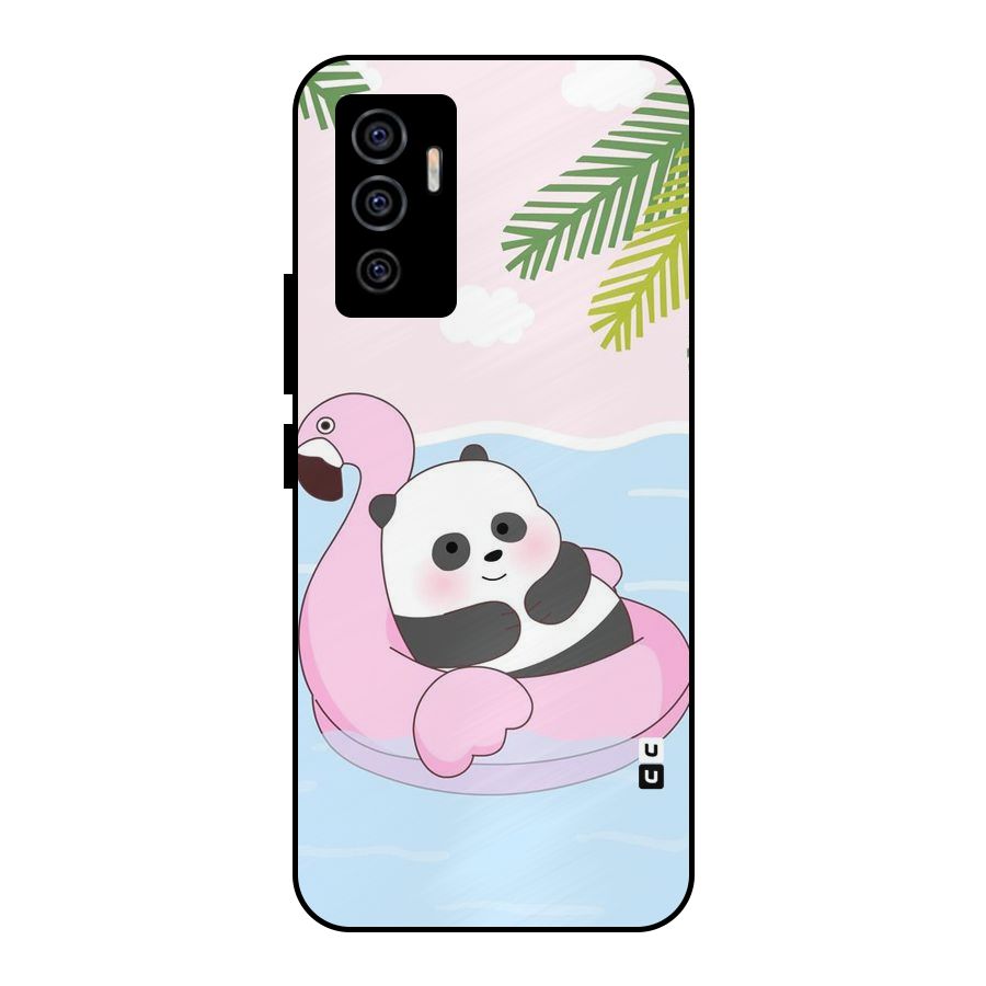 Panda Swim Metal Back Case for Vivo V23e