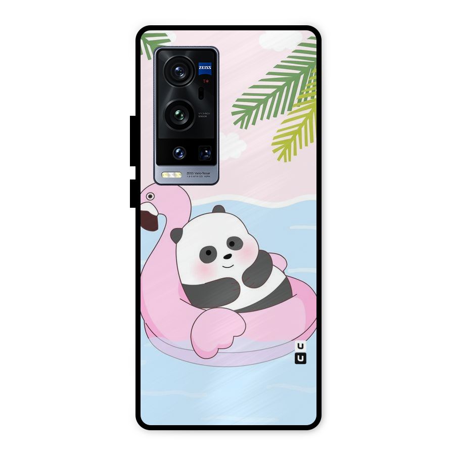Panda Swim Metal Back Case for Vivo X60 Pro Plus