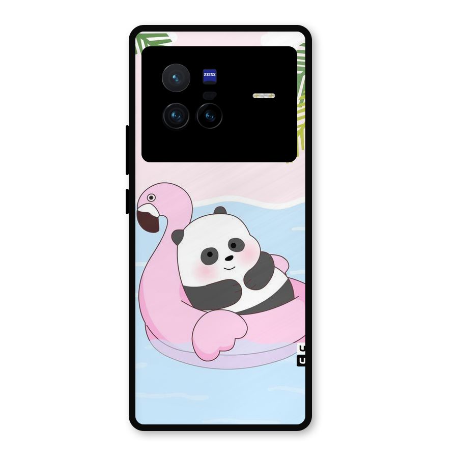 Panda Swim Metal Back Case for Vivo X80