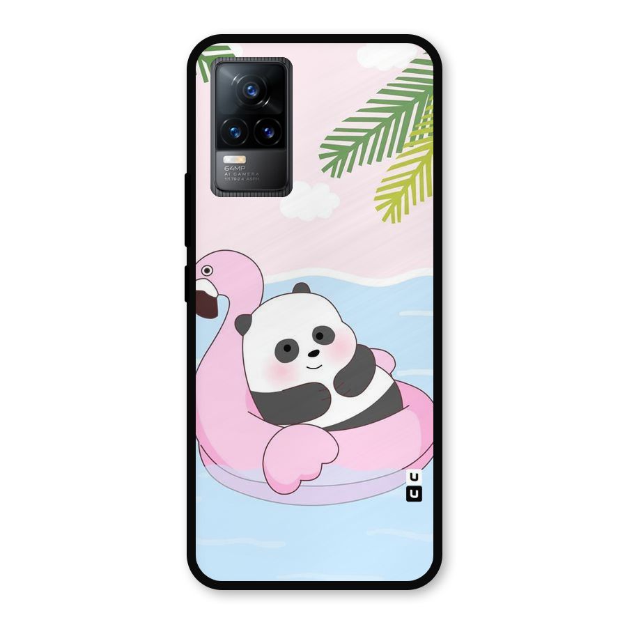 Panda Swim Metal Back Case for Vivo Y73