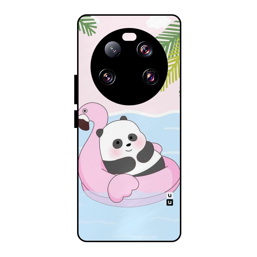 Panda Swim Metal Back Case for Xiaomi 13 Ultra