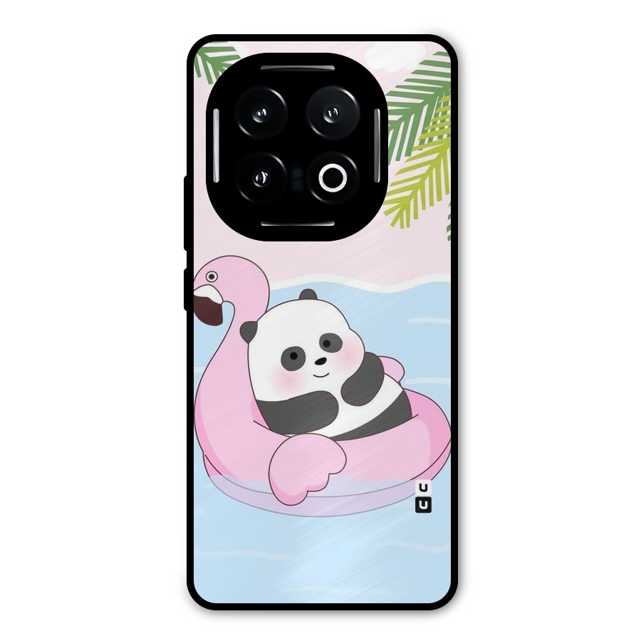 Panda Swim Metal Back Case for iQOO 13
