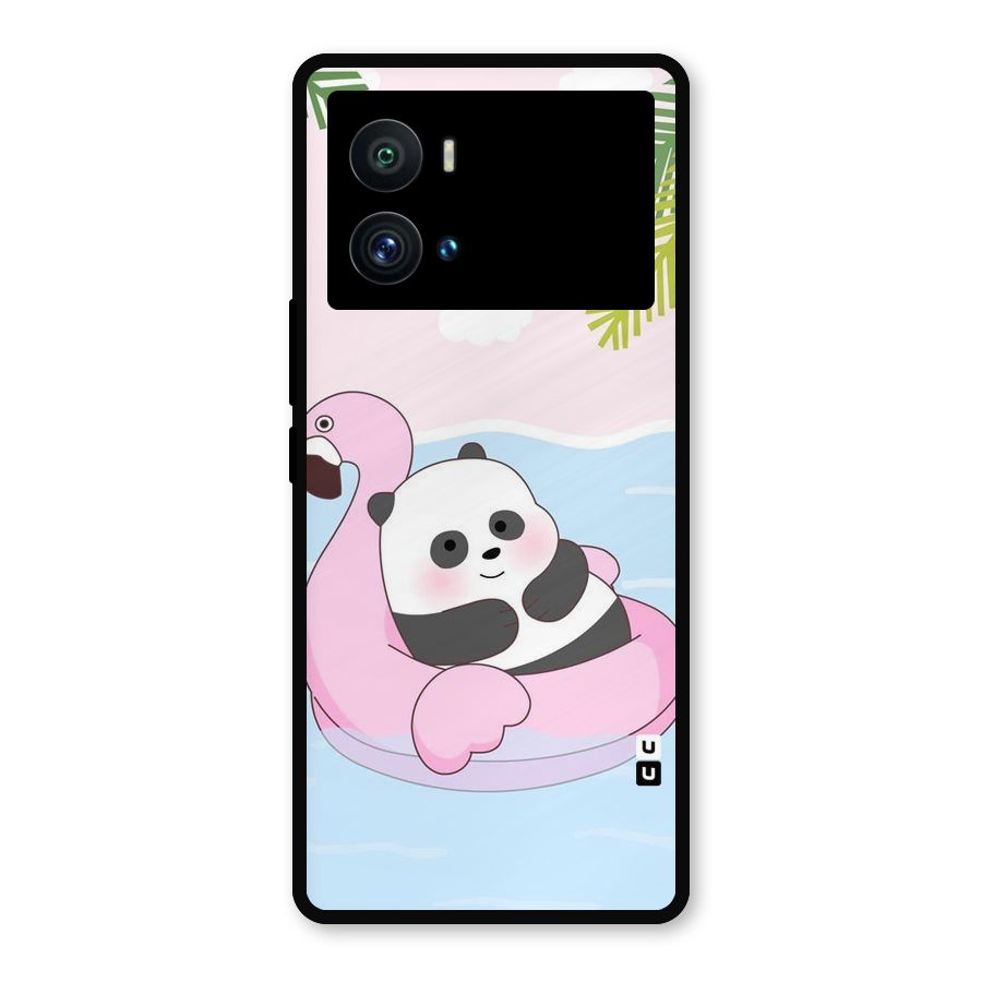 Panda Swim Metal Back Case for iQOO 9 Pro