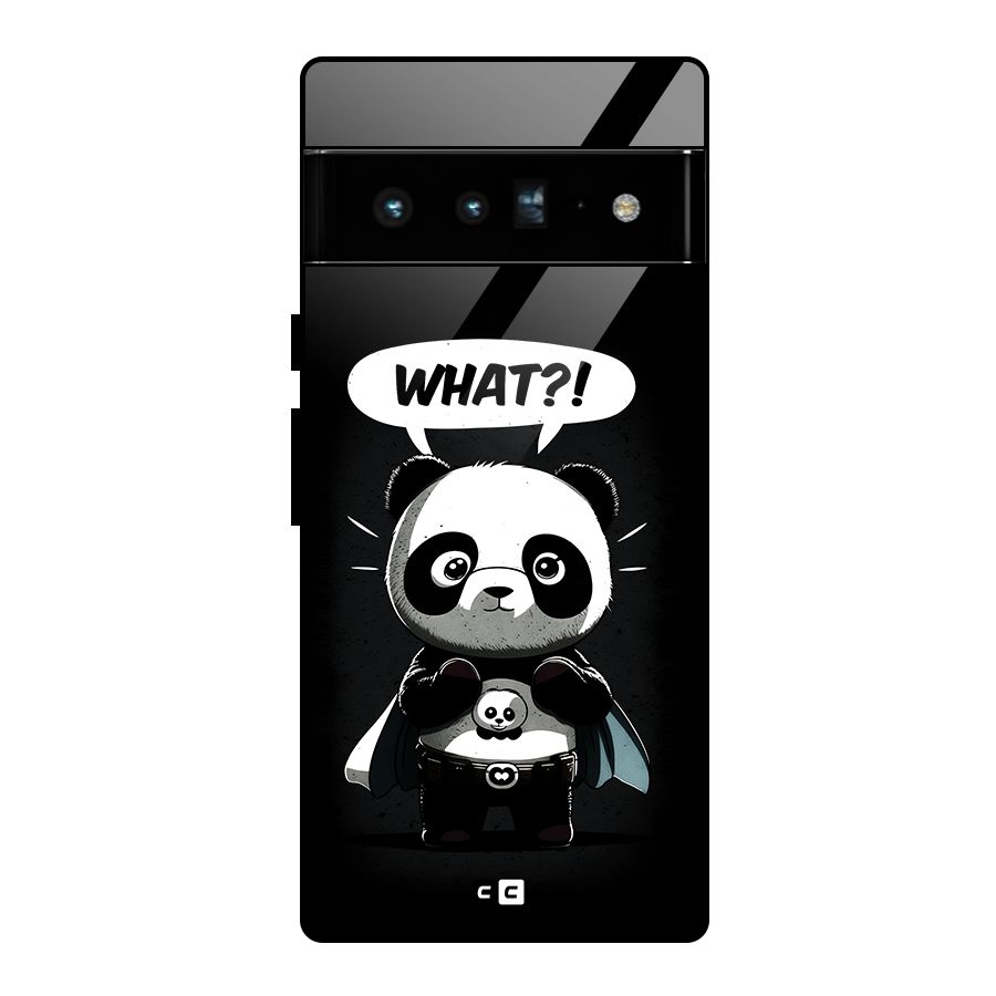 Panda What Confused Glass Back Case for Google Pixel 6 Pro