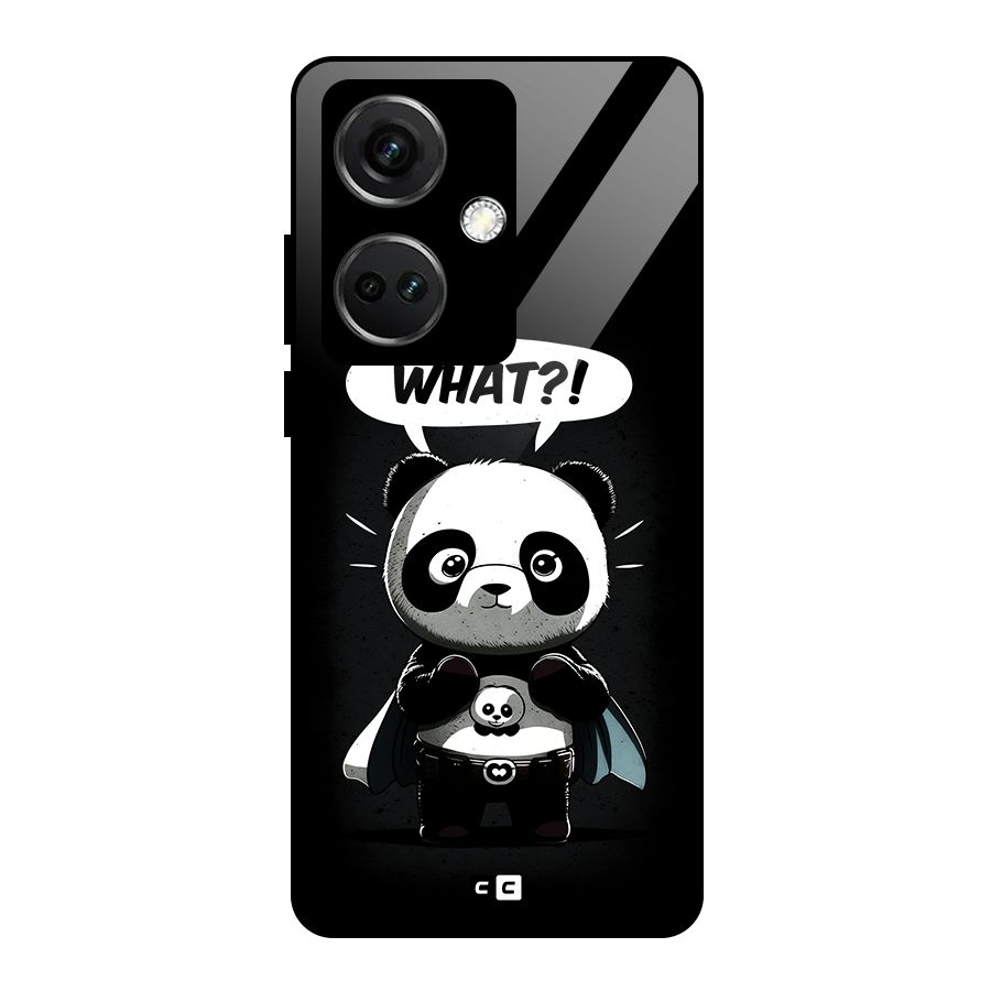 Panda What Confused Glass Back Case for OnePlus Nord CE 3 5G