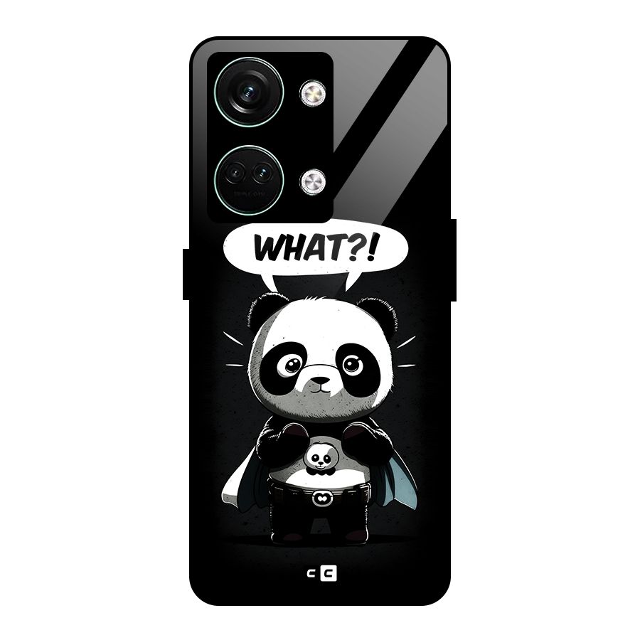 Panda What Confused Glass Back Case for Oneplus Nord 3