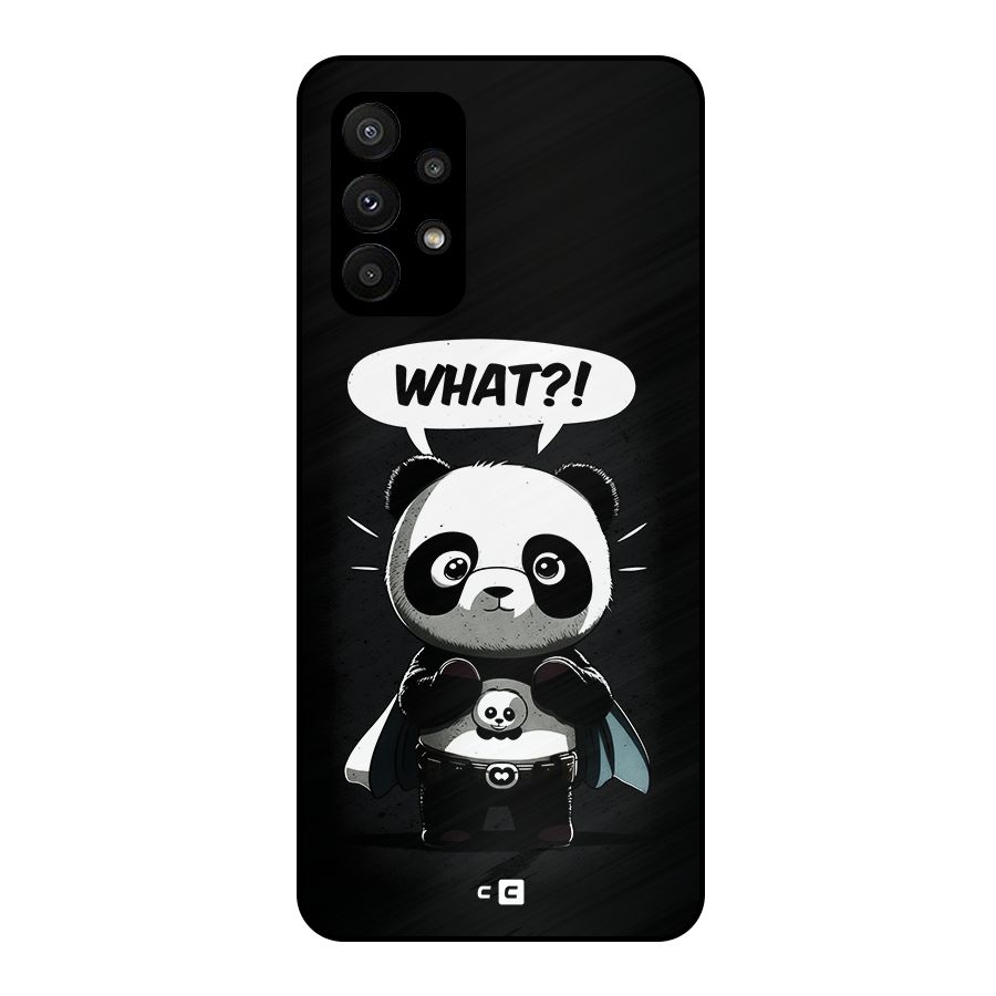 Panda What Confused Metal Back Case for Galaxy A23