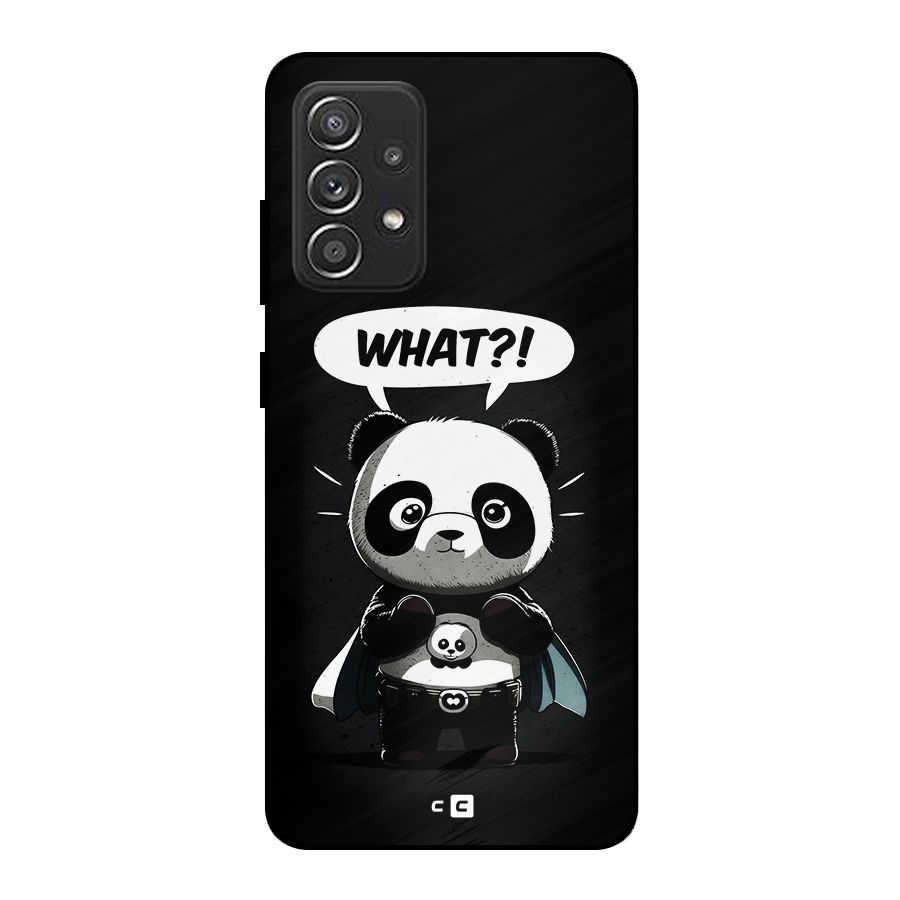 Panda What Confused Metal Back Case for Galaxy A52s 5G