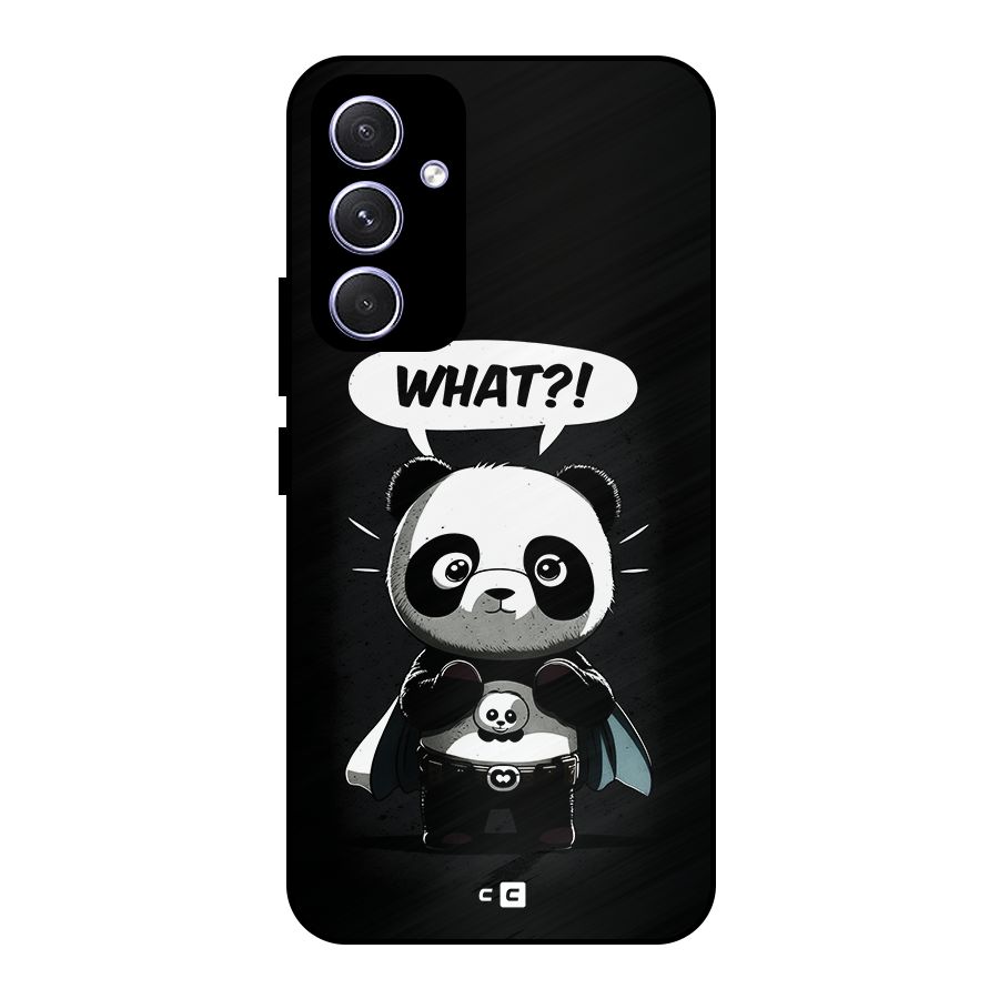 Panda What Confused Metal Back Case for Galaxy A54