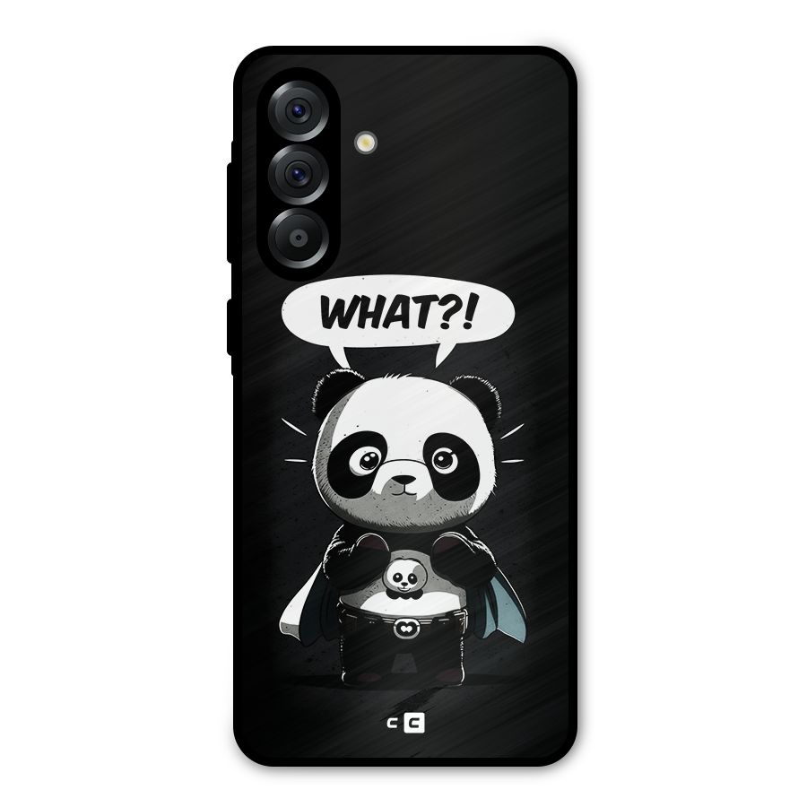 Panda What Confused Metal Back Case for Galaxy A56