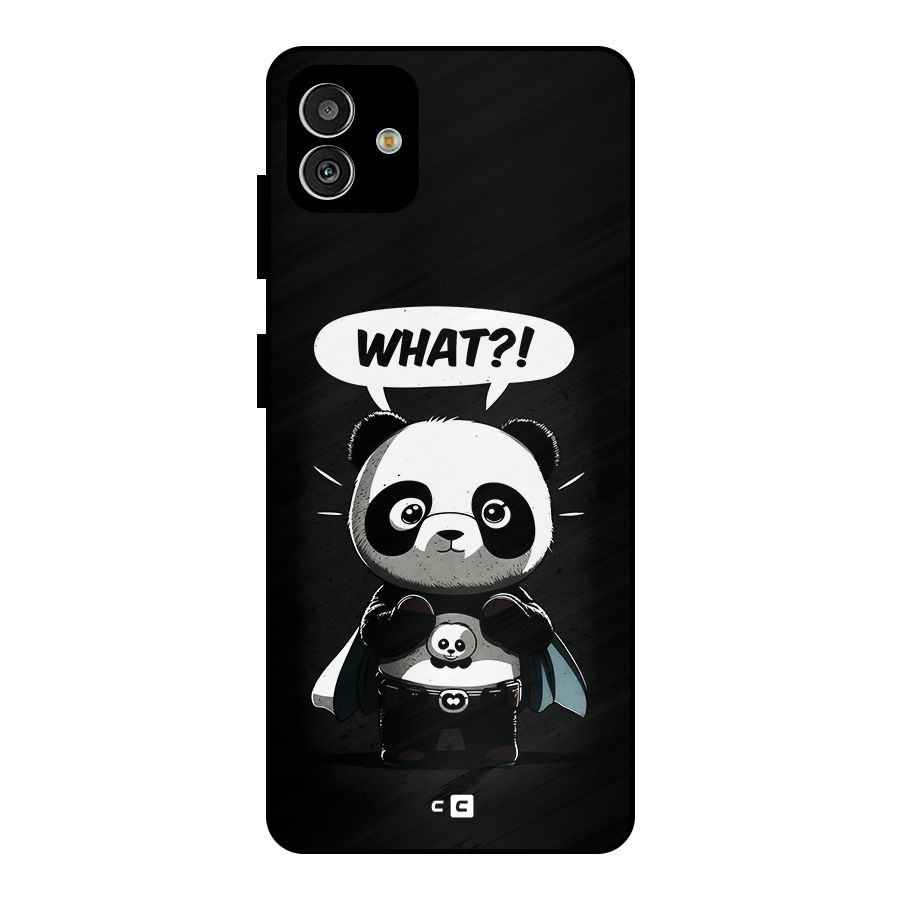 Panda What Confused Metal Back Case for Galaxy M13 5G