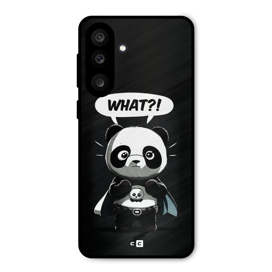 Panda What Confused Metal Back Case for Galaxy M56