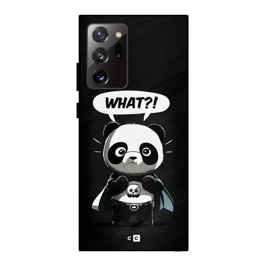 Panda What Confused Metal Back Case for Galaxy Note 20 Ultra