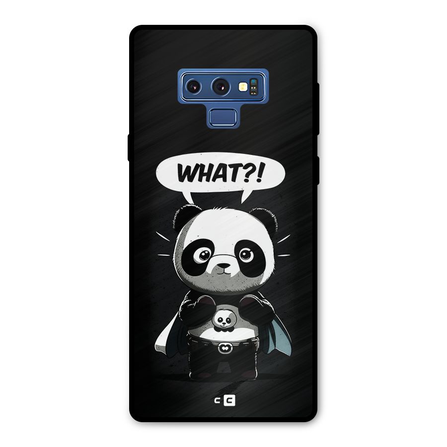 Panda What Confused Metal Back Case for Galaxy Note 9