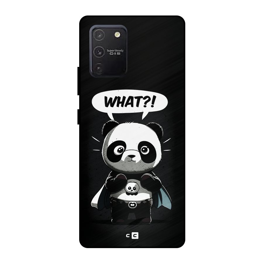 Panda What Confused Metal Back Case for Galaxy S10 Lite