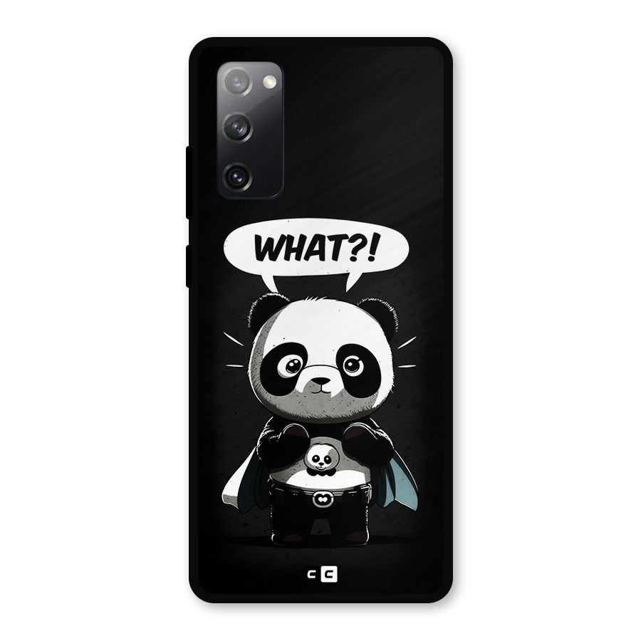 Panda What Confused Metal Back Case for Galaxy S20 FE 5G