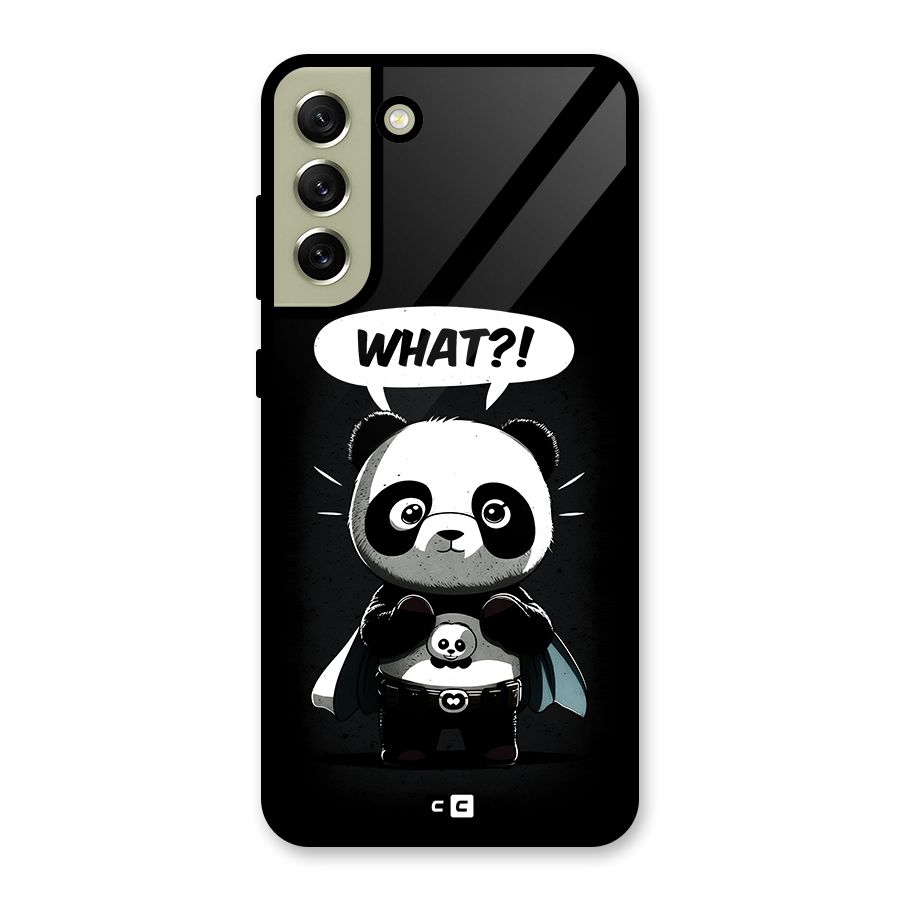 Panda What Confused Metal Back Case for Galaxy S21 FE 5G (2023)