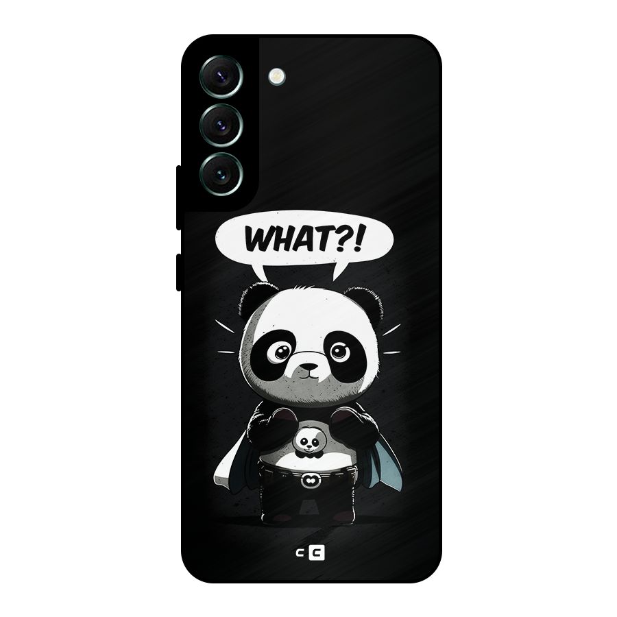 Panda What Confused Metal Back Case for Galaxy S22 Plus 5G