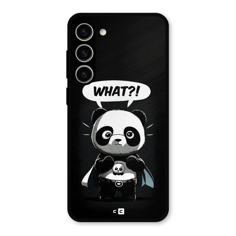Panda What Confused Metal Back Case for Galaxy S23 Plus
