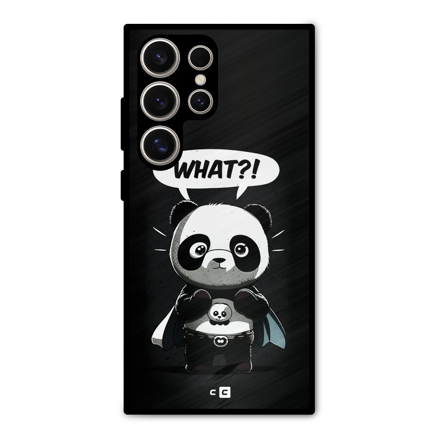 Panda What Confused Metal Back Case for Galaxy S24 Ultra