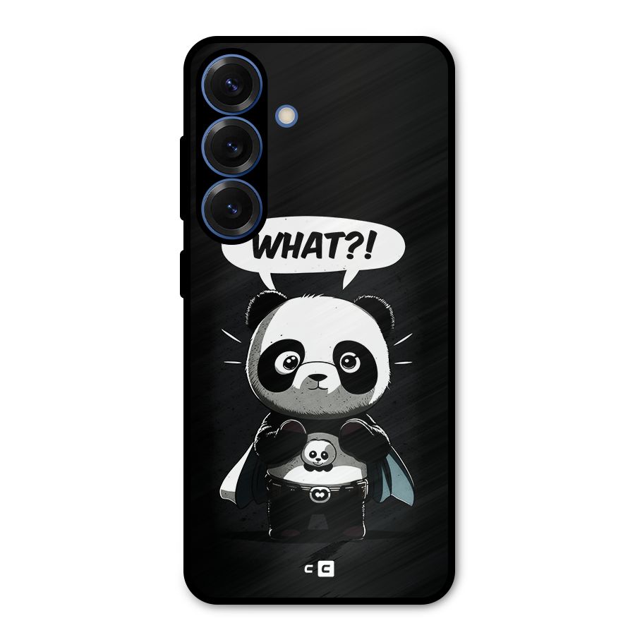 Panda What Confused Metal Back Case for Galaxy S25