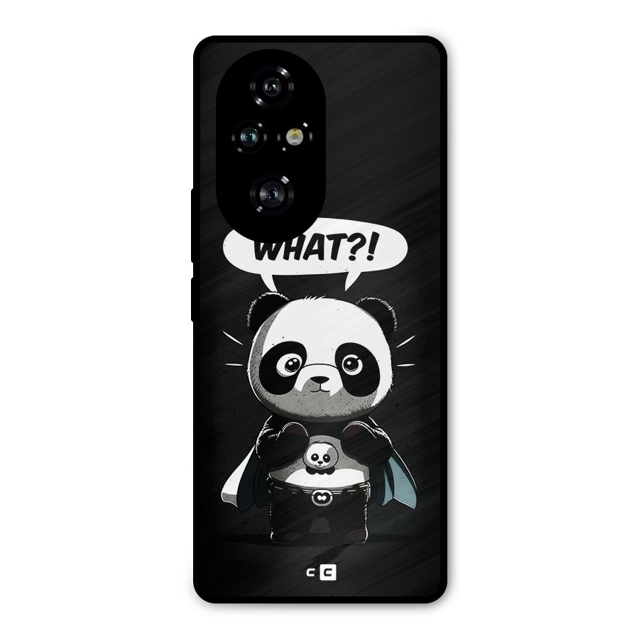 Panda What Confused Metal Back Case for Honor 200 Pro