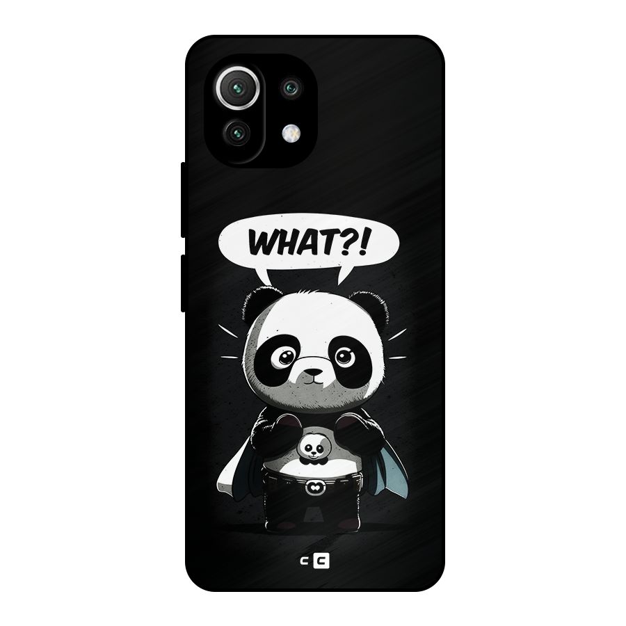 Panda What Confused Metal Back Case for Mi 11 Lite NE 5G