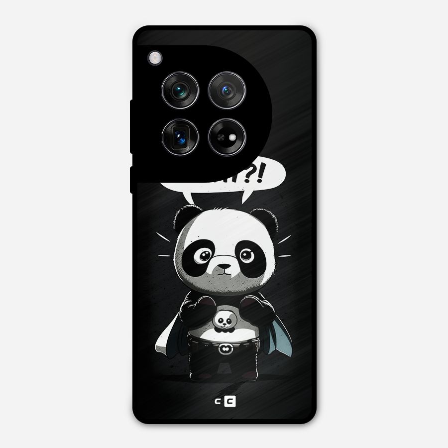 Panda What Confused Metal Back Case for OnePlus 12