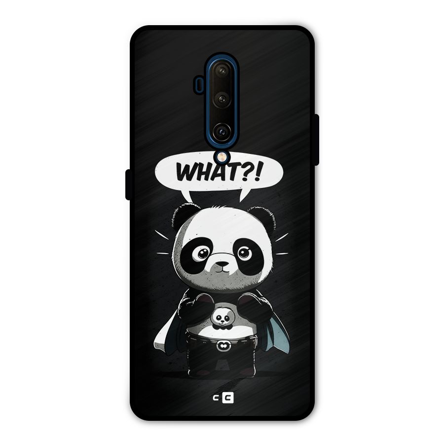 Panda What Confused Metal Back Case for OnePlus 7T Pro