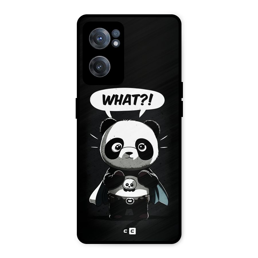 Panda What Confused Metal Back Case for OnePlus Nord CE 2 5G