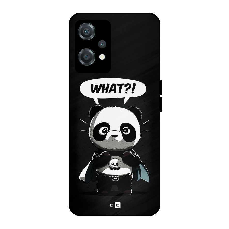 Panda What Confused Metal Back Case for OnePlus Nord CE 2 Lite 5G