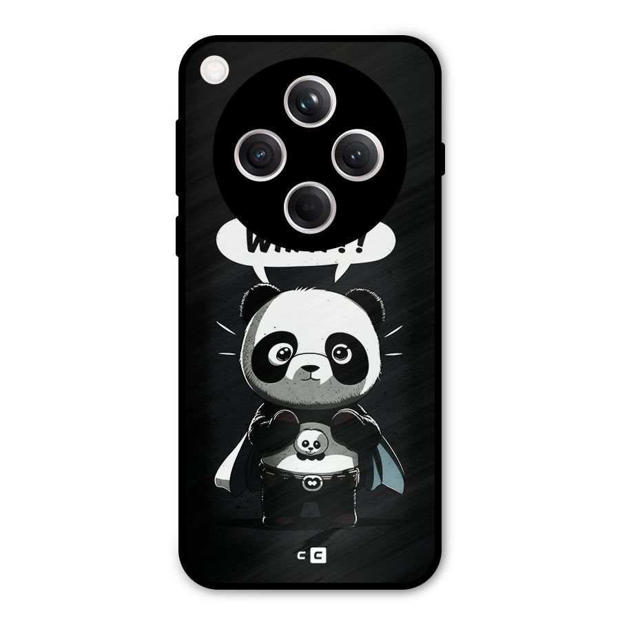 Panda What Confused Metal Back Case for Oppo Find X8