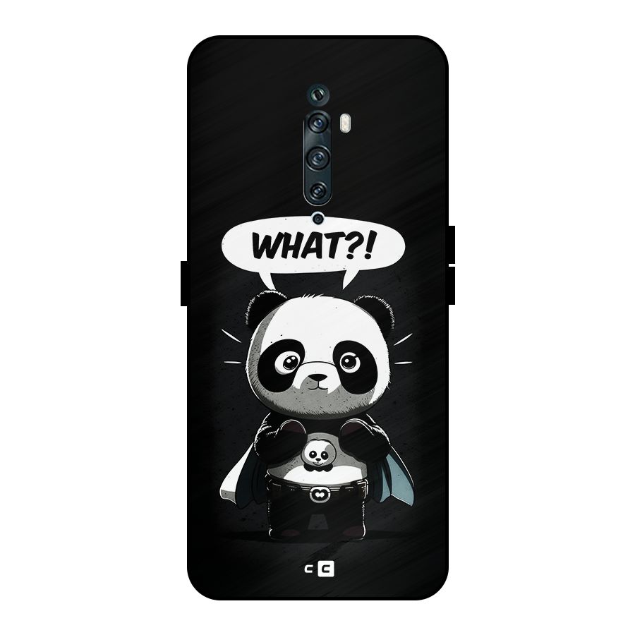 Panda What Confused Metal Back Case for Oppo Reno2 F