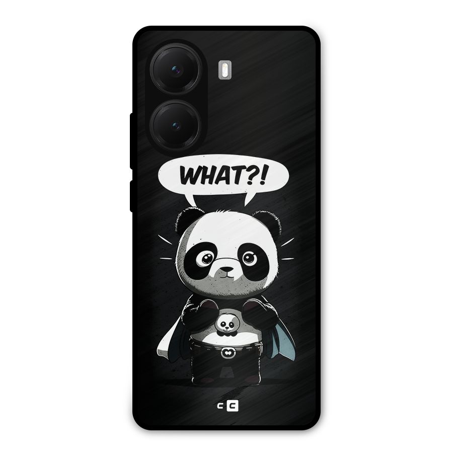 Panda What Confused Metal Back Case for Poco X7 Pro