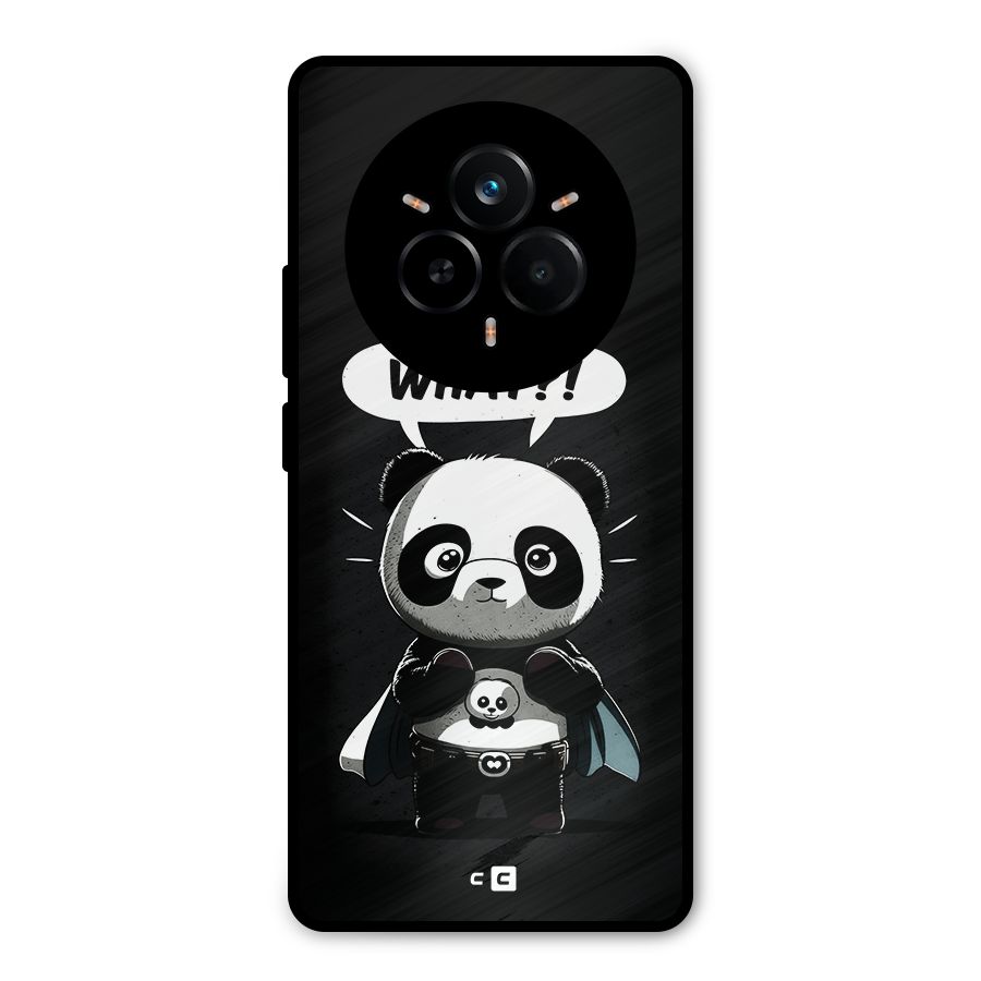 Panda What Confused Metal Back Case for Realme 14 Pro