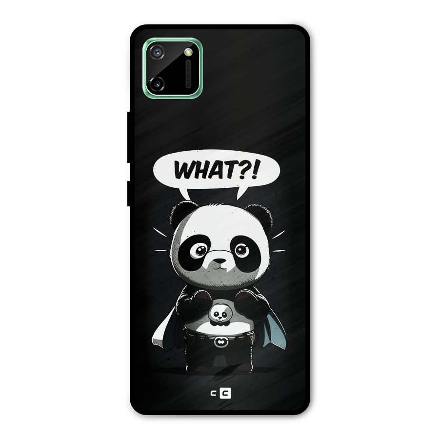 Panda What Confused Metal Back Case for Realme C11