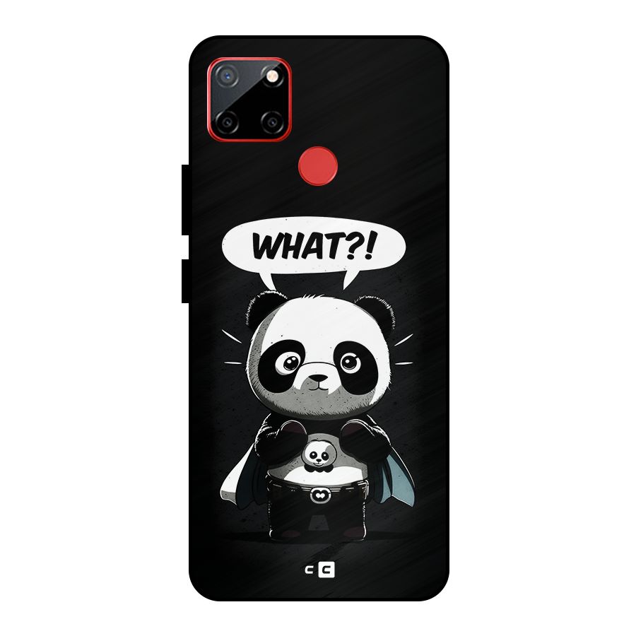 Panda What Confused Metal Back Case for Realme C12