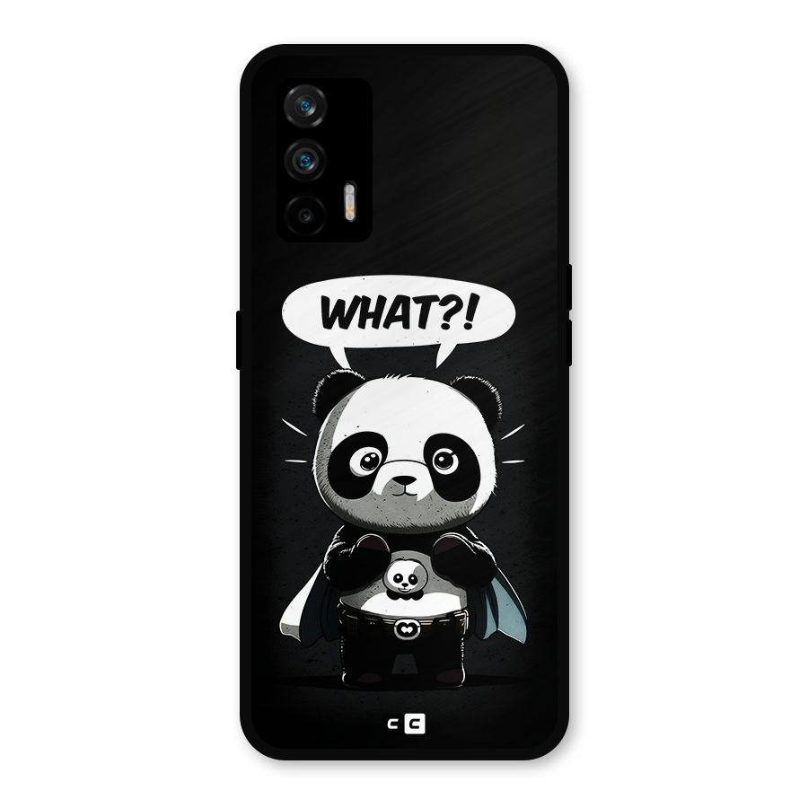 Panda What Confused Metal Back Case for Realme GT 5G