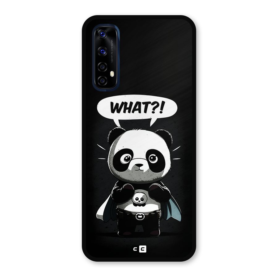 Panda What Confused Metal Back Case for Realme Narzo 20 Pro