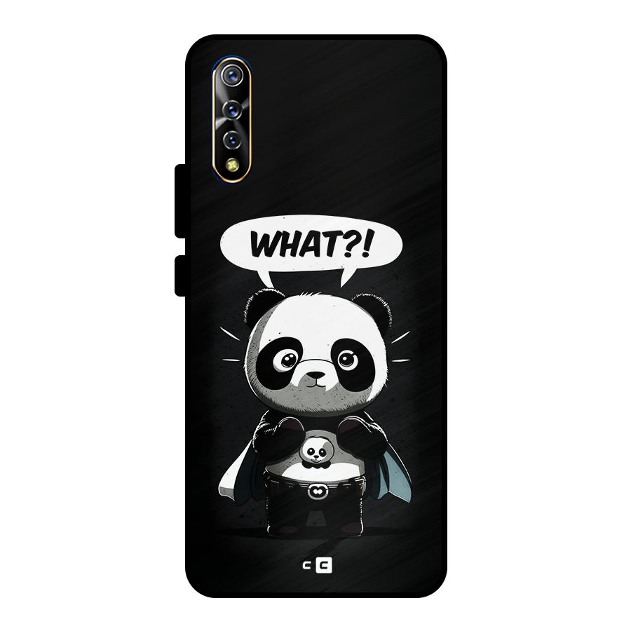 Panda What Confused Metal Back Case for Vivo S1