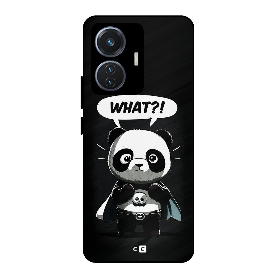 Panda What Confused Metal Back Case for Vivo T1 44W