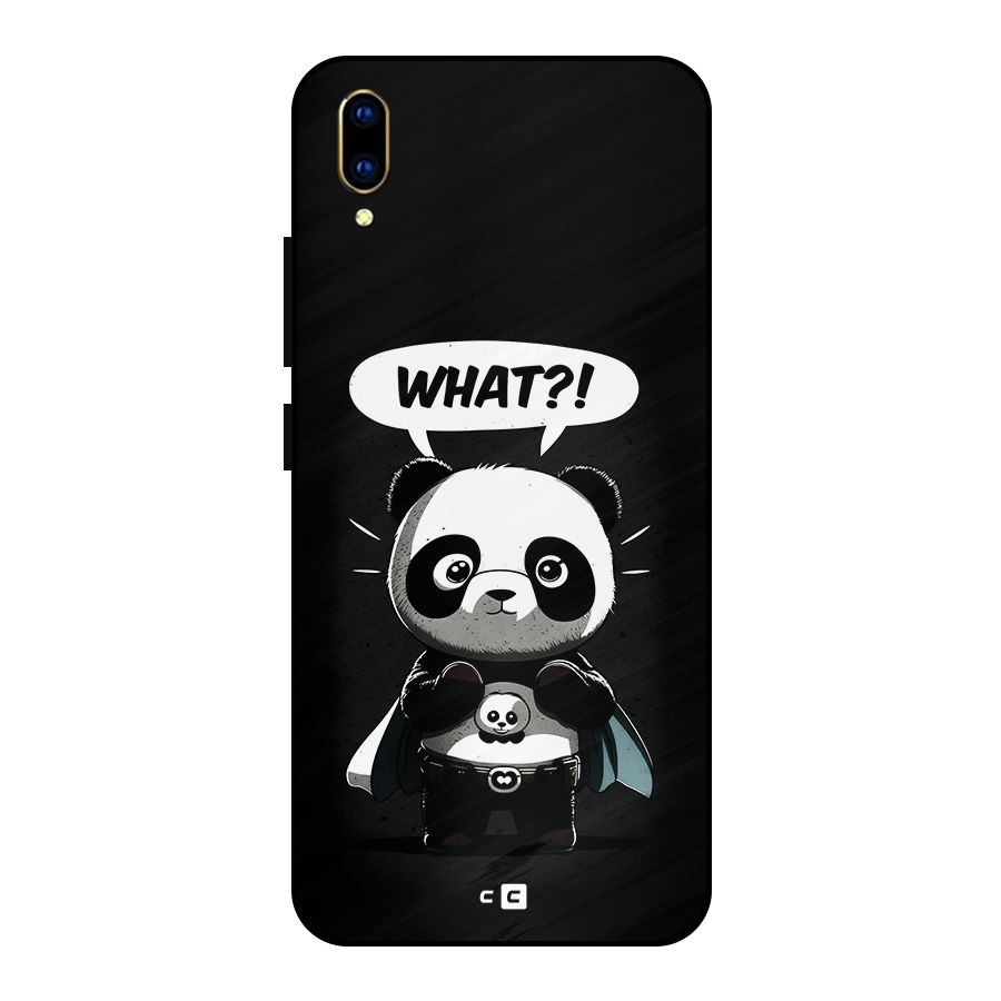 Panda What Confused Metal Back Case for Vivo V11 Pro