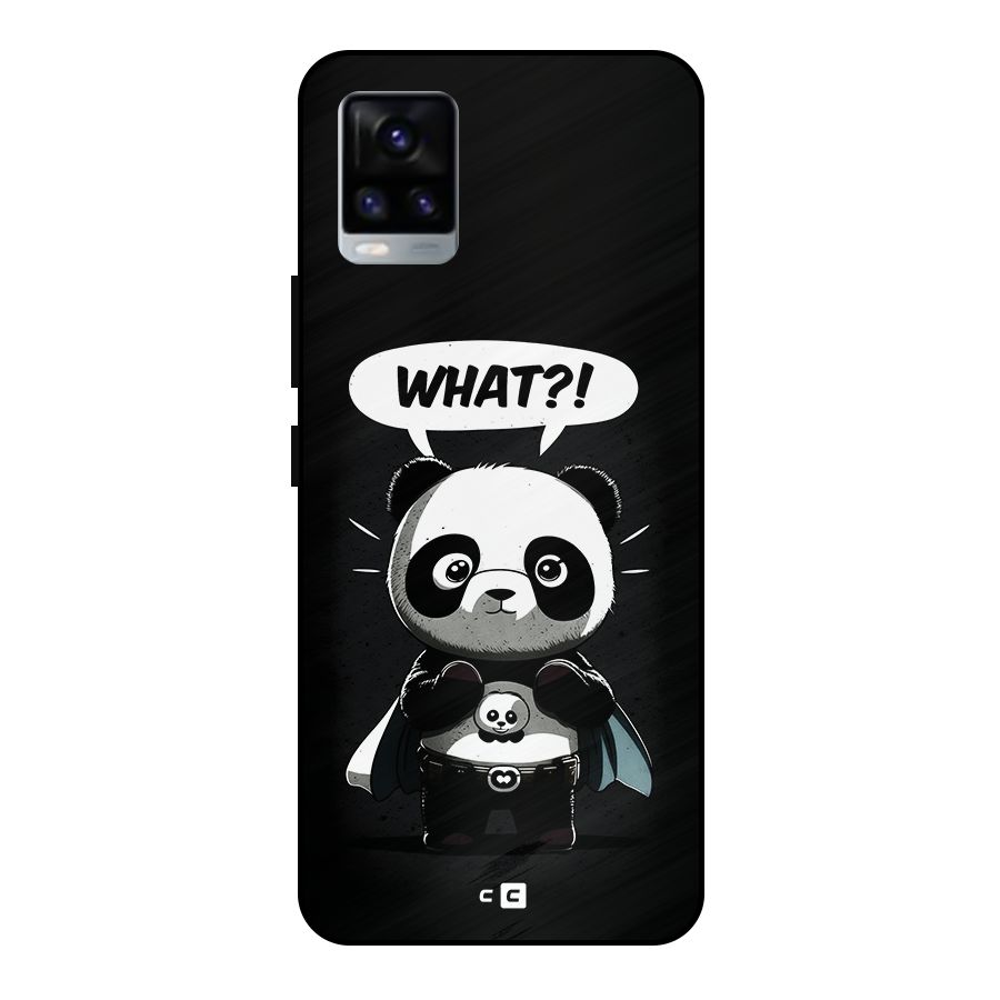 Panda What Confused Metal Back Case for Vivo V20 2021