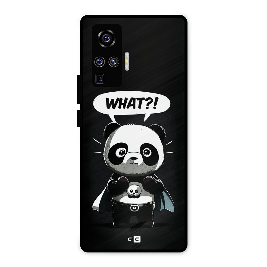 Panda What Confused Metal Back Case for Vivo X50 Pro