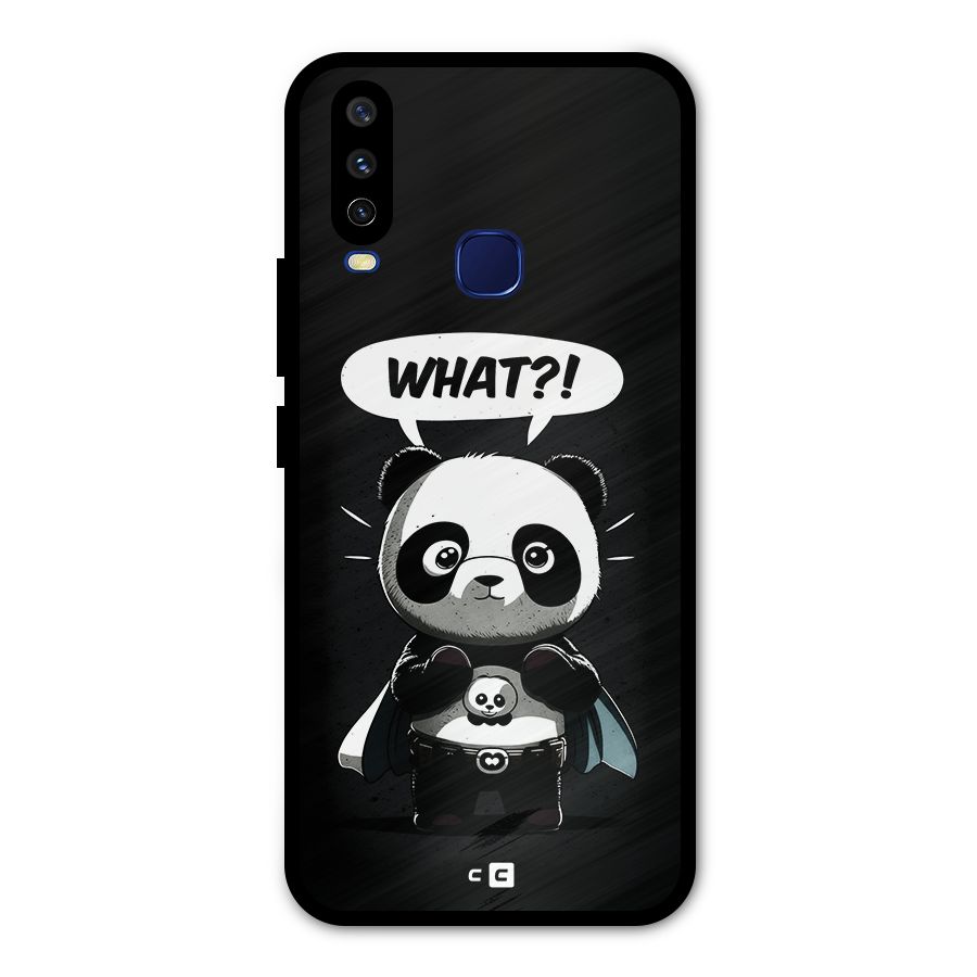 Panda What Confused Metal Back Case for Vivo Y15