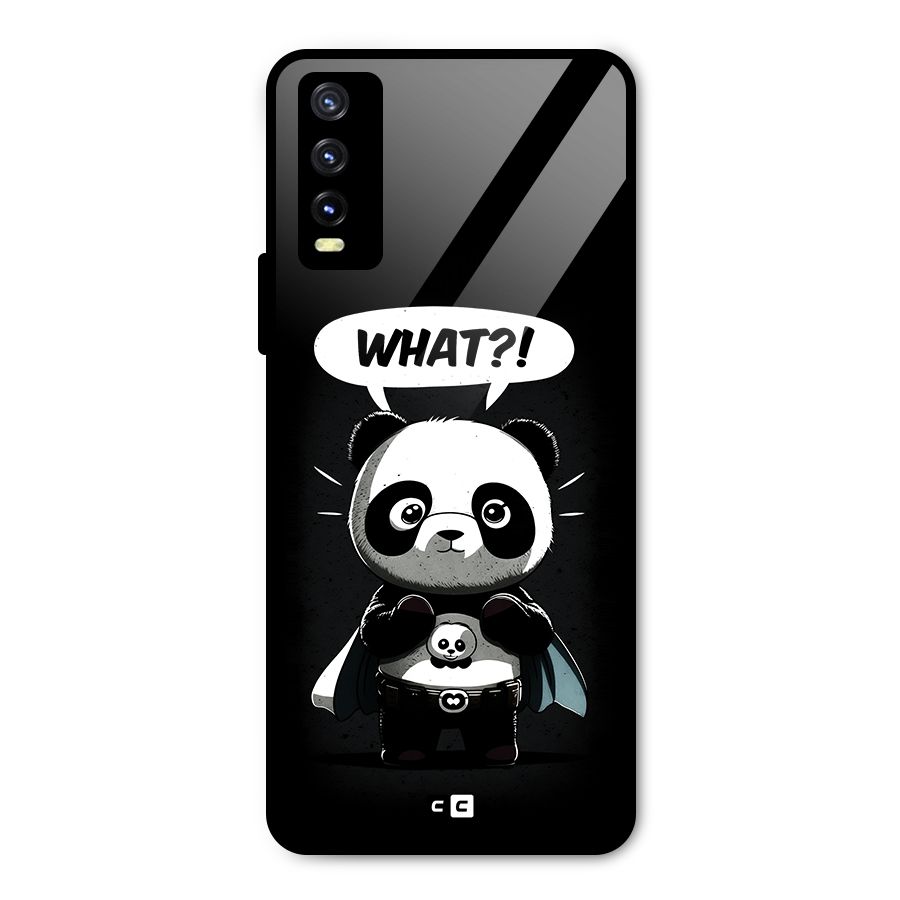 Panda What Confused Metal Back Case for Vivo Y20