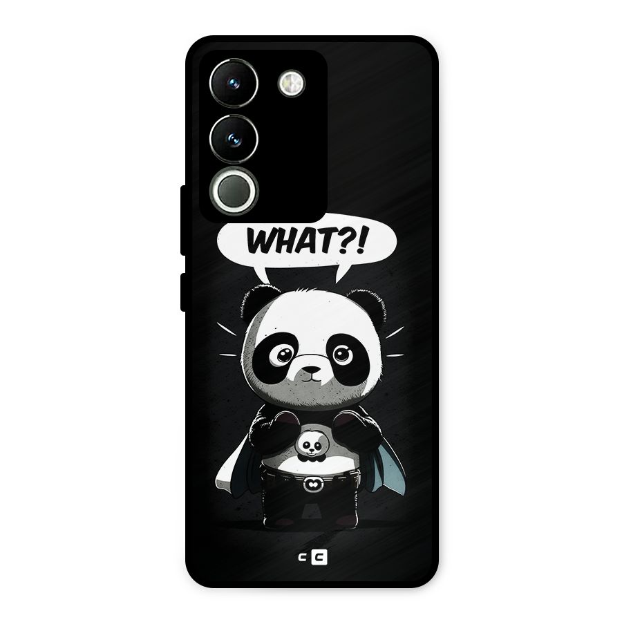 Panda What Confused Metal Back Case for Vivo Y200
