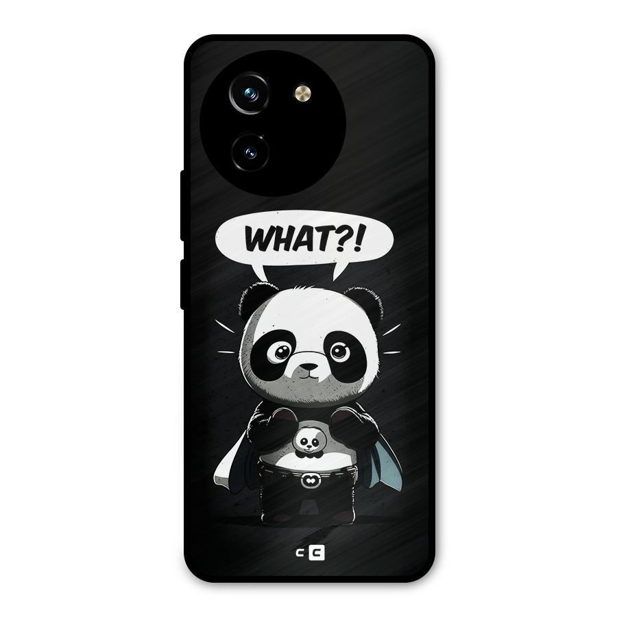 Panda What Confused Metal Back Case for Vivo Y200i