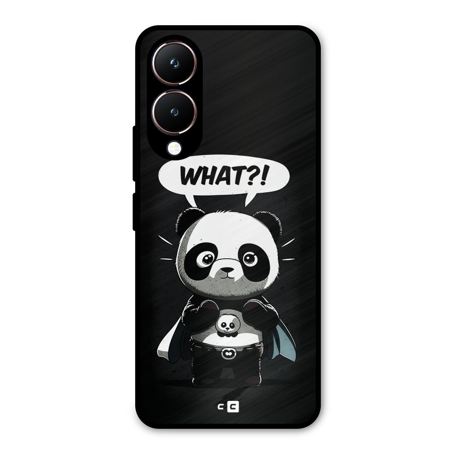Panda What Confused Metal Back Case for Vivo Y28